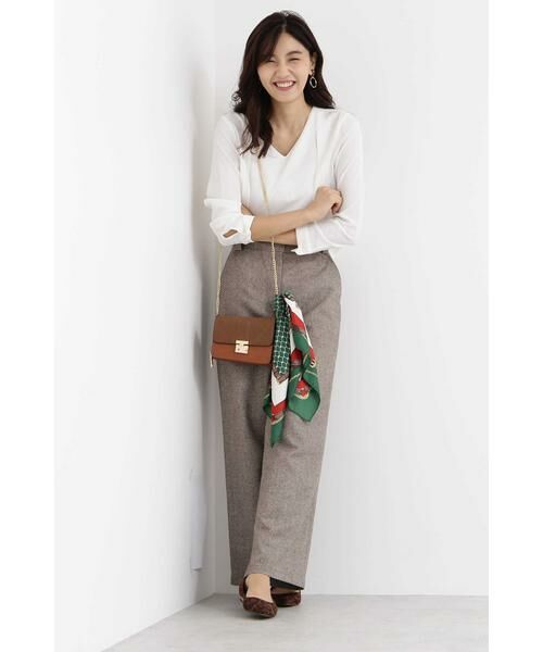 ＊＊N.Natural Beauty Basic / エヌ ナチュラルビューティーベーシック シャツ・ブラウス | タックドレープVネックブラウス | 詳細6