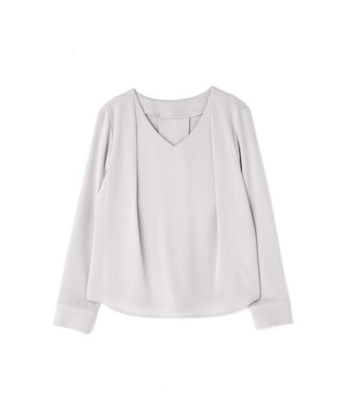 ＊＊N.Natural Beauty Basic / エヌ ナチュラルビューティーベーシック シャツ・ブラウス | タックドレープVネックブラウス | 詳細9