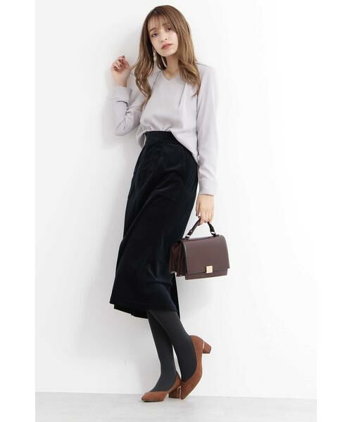 ＊＊N.Natural Beauty Basic / エヌ ナチュラルビューティーベーシック シャツ・ブラウス | タックドレープVネックブラウス | 詳細11