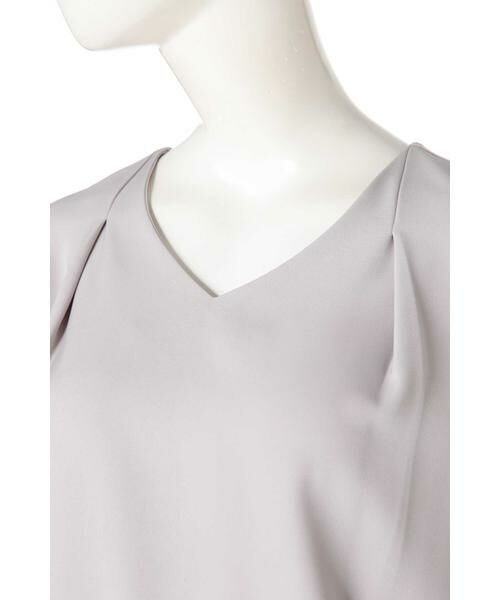 ＊＊N.Natural Beauty Basic / エヌ ナチュラルビューティーベーシック シャツ・ブラウス | タックドレープVネックブラウス | 詳細16