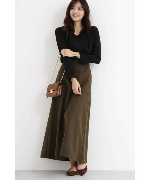 ＊＊N.Natural Beauty Basic / エヌ ナチュラルビューティーベーシック シャツ・ブラウス | タックドレープVネックブラウス | 詳細23