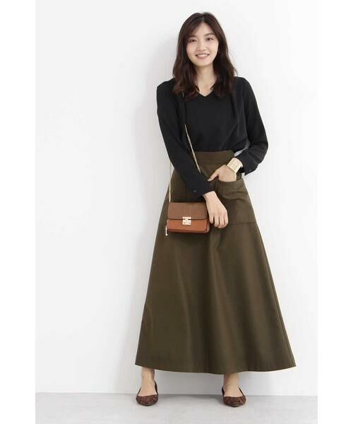 ＊＊N.Natural Beauty Basic / エヌ ナチュラルビューティーベーシック シャツ・ブラウス | タックドレープVネックブラウス | 詳細25