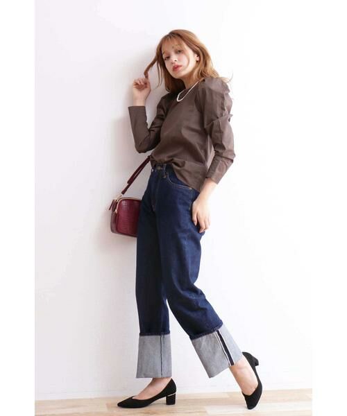 ＊＊N.Natural Beauty Basic / エヌ ナチュラルビューティーベーシック シャツ・ブラウス | パワーショルダーブラウス | 詳細20