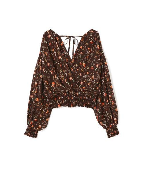 ＊＊N.Natural Beauty Basic / エヌ ナチュラルビューティーベーシック シャツ・ブラウス | ヴィンテージフラワーカシュクールブラウス | 詳細1