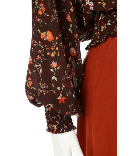 ＊＊N.Natural Beauty Basic / エヌ ナチュラルビューティーベーシック シャツ・ブラウス | ヴィンテージフラワーカシュクールブラウス | 詳細11