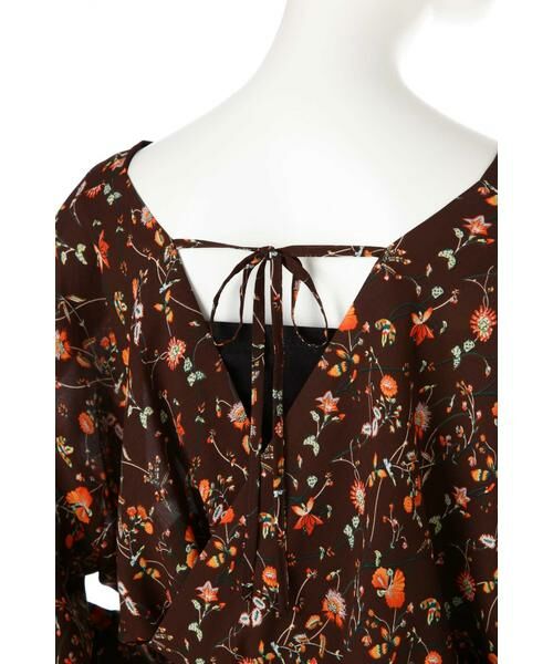 ＊＊N.Natural Beauty Basic / エヌ ナチュラルビューティーベーシック シャツ・ブラウス | ヴィンテージフラワーカシュクールブラウス | 詳細12