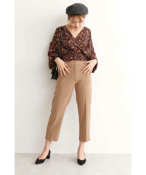 ＊＊N.Natural Beauty Basic / エヌ ナチュラルビューティーベーシック シャツ・ブラウス | ヴィンテージフラワーカシュクールブラウス | 詳細2