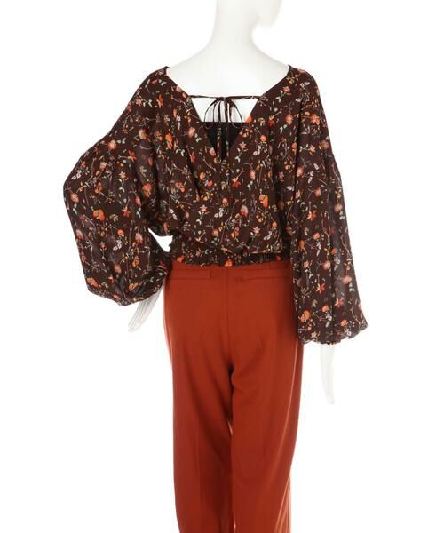 ＊＊N.Natural Beauty Basic / エヌ ナチュラルビューティーベーシック シャツ・ブラウス | ヴィンテージフラワーカシュクールブラウス | 詳細6