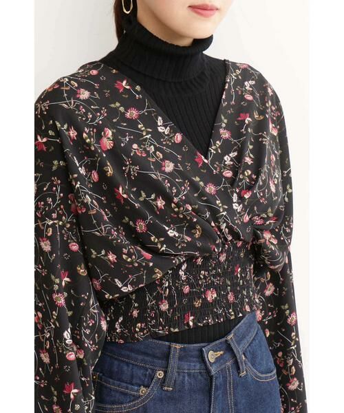 ＊＊N.Natural Beauty Basic / エヌ ナチュラルビューティーベーシック シャツ・ブラウス | ヴィンテージフラワーカシュクールブラウス | 詳細16