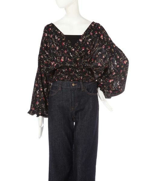 ＊＊N.Natural Beauty Basic / エヌ ナチュラルビューティーベーシック シャツ・ブラウス | ヴィンテージフラワーカシュクールブラウス | 詳細17