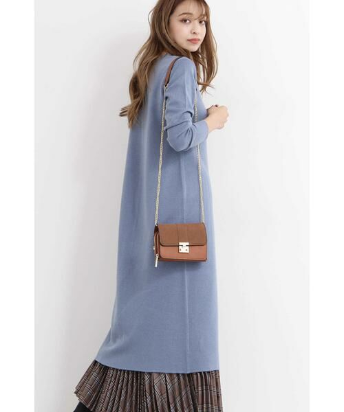 ＊＊N.Natural Beauty Basic / エヌ ナチュラルビューティーベーシック ワンピース | 2Wayミモレレングスニットワンピース | 詳細4