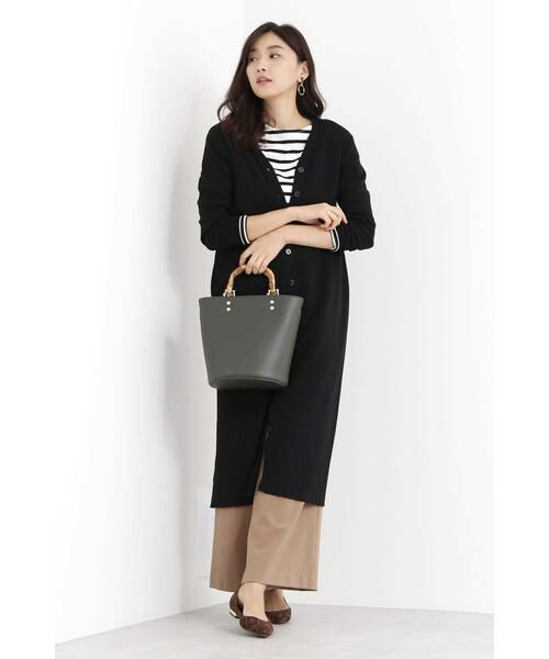 ＊＊N.Natural Beauty Basic / エヌ ナチュラルビューティーベーシック ワンピース | 2Wayミモレレングスニットワンピース | 詳細9