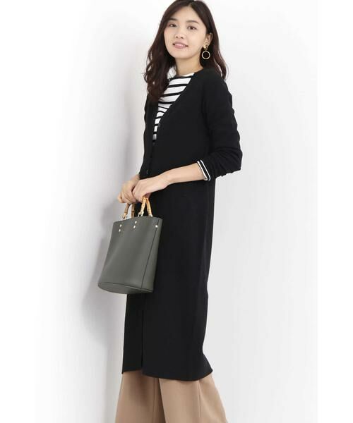 ＊＊N.Natural Beauty Basic / エヌ ナチュラルビューティーベーシック ワンピース | 2Wayミモレレングスニットワンピース | 詳細10