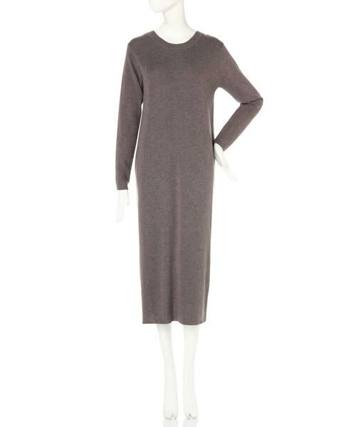 ＊＊N.Natural Beauty Basic / エヌ ナチュラルビューティーベーシック ワンピース | 2Wayミモレレングスニットワンピース | 詳細27