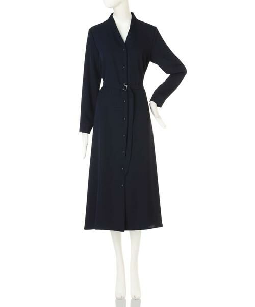 ＊＊N.Natural Beauty Basic / エヌ ナチュラルビューティーベーシック ワンピース | Aラインミモレタイトベルトワンピース | 詳細5