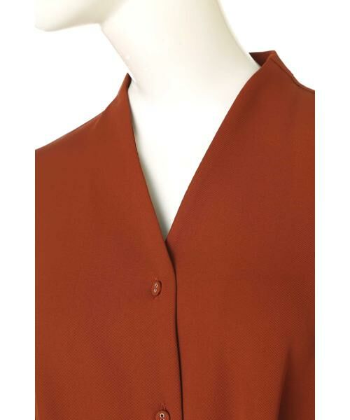 ＊＊N.Natural Beauty Basic / エヌ ナチュラルビューティーベーシック ワンピース | Aラインミモレタイトベルトワンピース | 詳細15