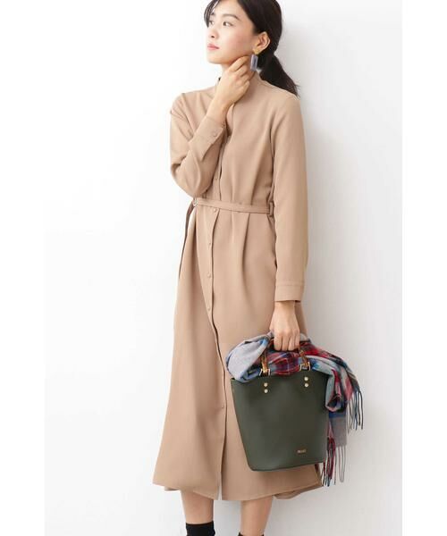 ＊＊N.Natural Beauty Basic / エヌ ナチュラルビューティーベーシック ワンピース | Aラインミモレタイトベルトワンピース | 詳細26