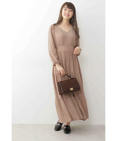 ＊＊N.Natural Beauty Basic / エヌ ナチュラルビューティーベーシック ワンピース | プチフルールマキシワンピース | 詳細5