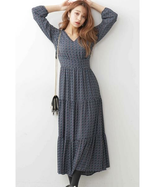 ＊＊N.Natural Beauty Basic / エヌ ナチュラルビューティーベーシック ワンピース | プチフルールマキシワンピース | 詳細13