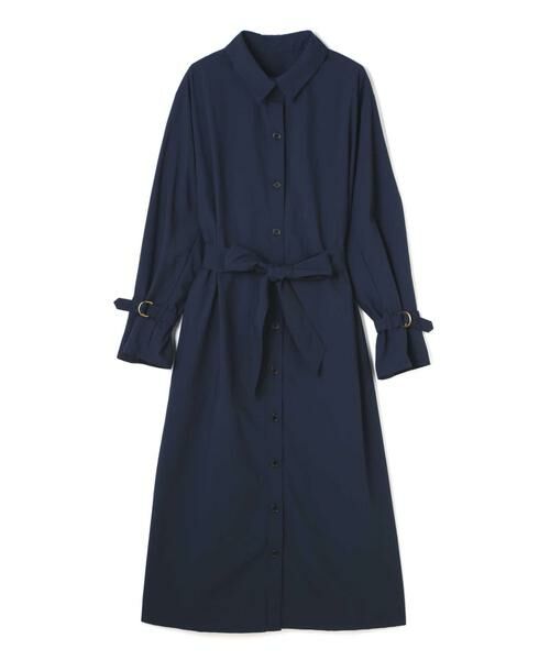 ＊＊N.Natural Beauty Basic / エヌ ナチュラルビューティーベーシック ワンピース | ギャザースリーブシャツワンピース | 詳細1