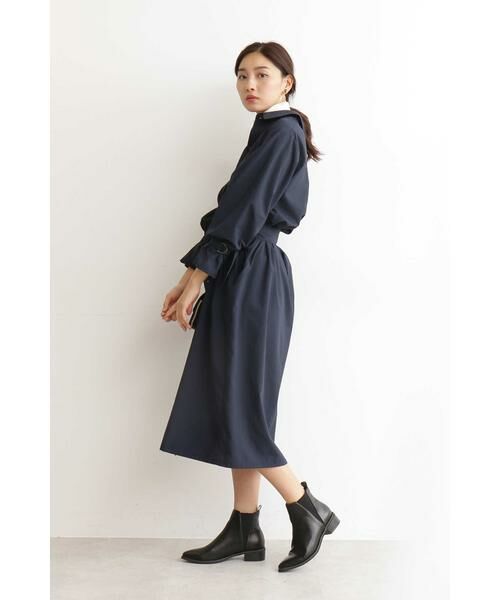 ＊＊N.Natural Beauty Basic / エヌ ナチュラルビューティーベーシック ワンピース | ギャザースリーブシャツワンピース | 詳細3