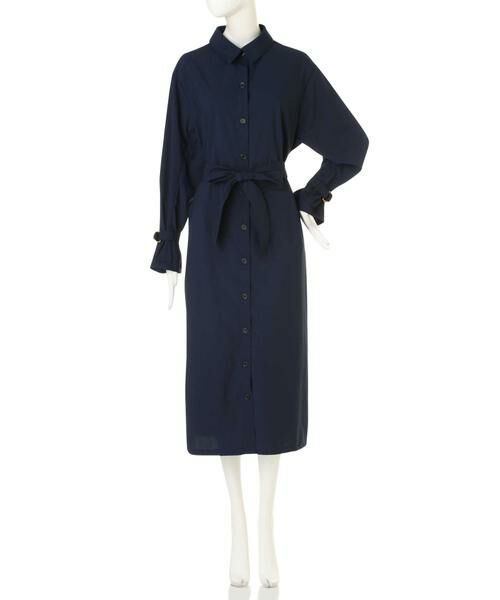 ＊＊N.Natural Beauty Basic / エヌ ナチュラルビューティーベーシック ワンピース | ギャザースリーブシャツワンピース | 詳細5