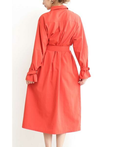 ＊＊N.Natural Beauty Basic / エヌ ナチュラルビューティーベーシック ワンピース | ギャザースリーブシャツワンピース | 詳細23