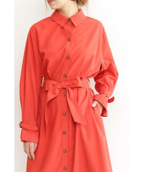 ＊＊N.Natural Beauty Basic / エヌ ナチュラルビューティーベーシック ワンピース | ギャザースリーブシャツワンピース | 詳細24