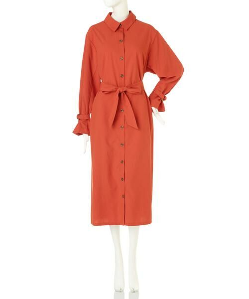 ＊＊N.Natural Beauty Basic / エヌ ナチュラルビューティーベーシック ワンピース | ギャザースリーブシャツワンピース | 詳細11