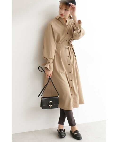 ＊＊N.Natural Beauty Basic / エヌ ナチュラルビューティーベーシック ワンピース | ギャザースリーブシャツワンピース | 詳細27