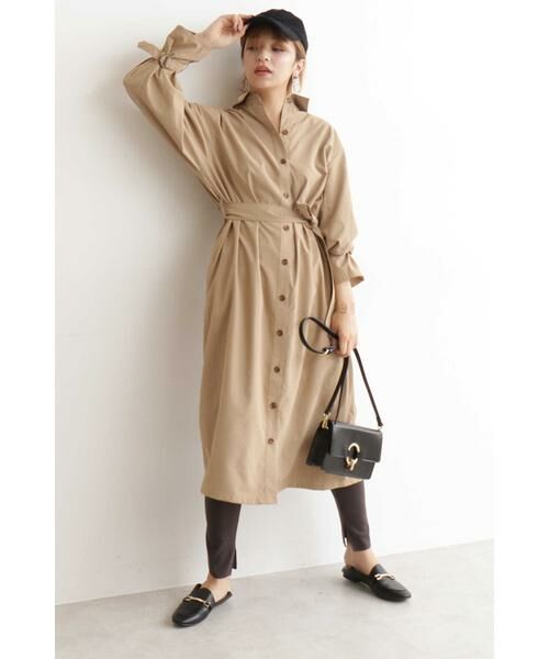 ＊＊N.Natural Beauty Basic / エヌ ナチュラルビューティーベーシック ワンピース | ギャザースリーブシャツワンピース | 詳細29