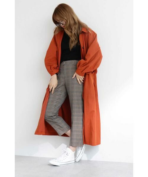 ＊＊N.Natural Beauty Basic / エヌ ナチュラルビューティーベーシック アウター | ギャザーフォルムステンカラーコート | 詳細3