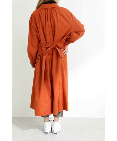 ＊＊N.Natural Beauty Basic / エヌ ナチュラルビューティーベーシック アウター | ギャザーフォルムステンカラーコート | 詳細6