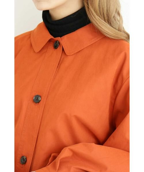 ＊＊N.Natural Beauty Basic / エヌ ナチュラルビューティーベーシック アウター | ギャザーフォルムステンカラーコート | 詳細7