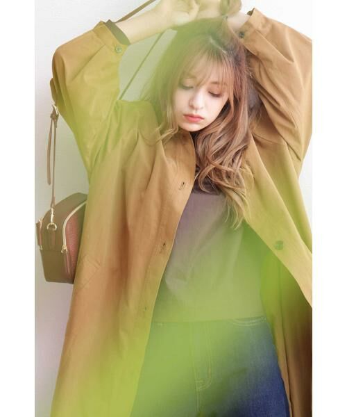 ＊＊N.Natural Beauty Basic / エヌ ナチュラルビューティーベーシック アウター | ギャザーフォルムステンカラーコート | 詳細15