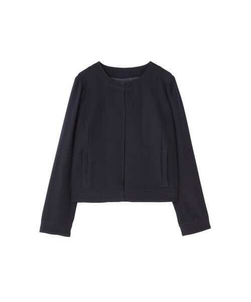 ＊＊N.Natural Beauty Basic / エヌ ナチュラルビューティーベーシック ブルゾン | ポリオリピーチノーカラーブルゾン | 詳細1