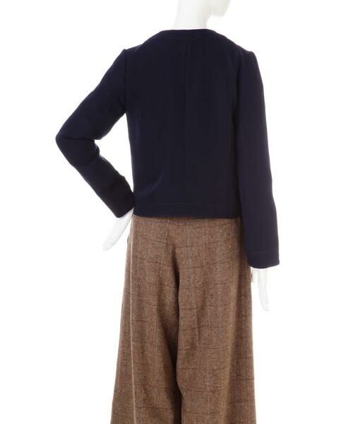 ＊＊N.Natural Beauty Basic / エヌ ナチュラルビューティーベーシック ブルゾン | ポリオリピーチノーカラーブルゾン | 詳細6