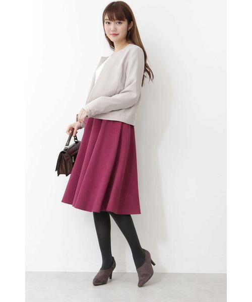 ＊＊N.Natural Beauty Basic / エヌ ナチュラルビューティーベーシック ブルゾン | ポリオリピーチノーカラーブルゾン | 詳細14