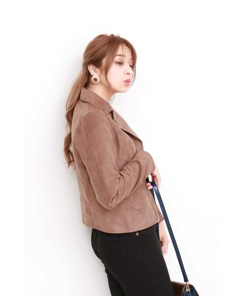 ＊＊N.Natural Beauty Basic / エヌ ナチュラルビューティーベーシック ブルゾン | フェイクスウェードブルゾン | 詳細20