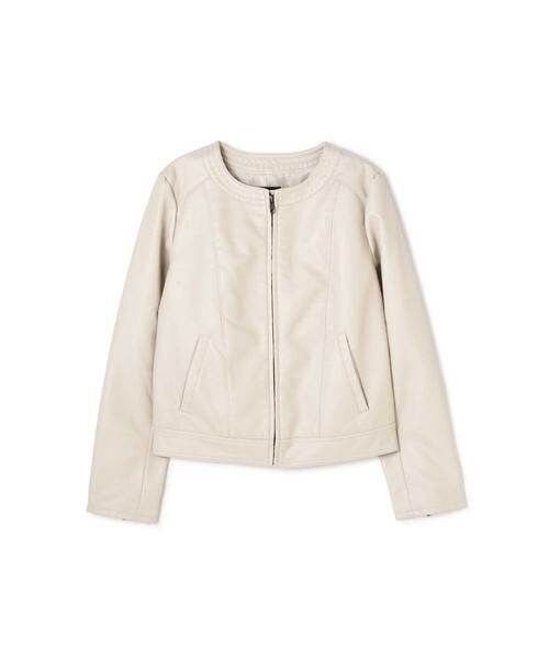 ＊＊N.Natural Beauty Basic / エヌ ナチュラルビューティーベーシック ブルゾン | フェイクレザーブルゾン | 詳細1