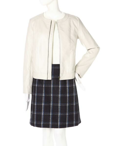 ＊＊N.Natural Beauty Basic / エヌ ナチュラルビューティーベーシック ブルゾン | フェイクレザーブルゾン | 詳細6