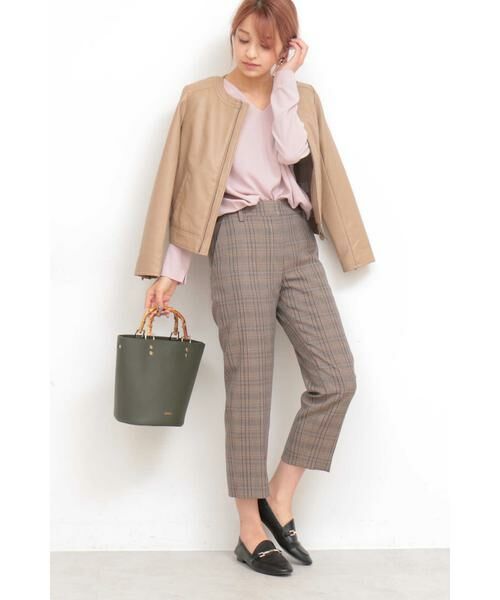 ＊＊N.Natural Beauty Basic / エヌ ナチュラルビューティーベーシック ブルゾン | フェイクレザーブルゾン | 詳細28