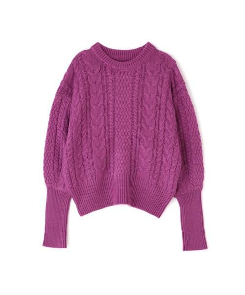 ＊＊N.Natural Beauty Basic / エヌ ナチュラルビューティーベーシック ニット・セーター | ケーブルマトンスリーブニット | 詳細1
