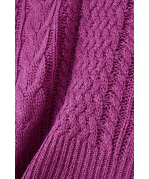 ＊＊N.Natural Beauty Basic / エヌ ナチュラルビューティーベーシック ニット・セーター | ケーブルマトンスリーブニット | 詳細6