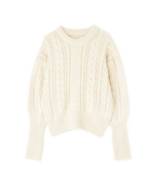 ＊＊N.Natural Beauty Basic / エヌ ナチュラルビューティーベーシック ニット・セーター | ケーブルマトンスリーブニット | 詳細7