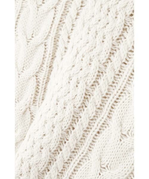 ＊＊N.Natural Beauty Basic / エヌ ナチュラルビューティーベーシック ニット・セーター | ケーブルマトンスリーブニット | 詳細16