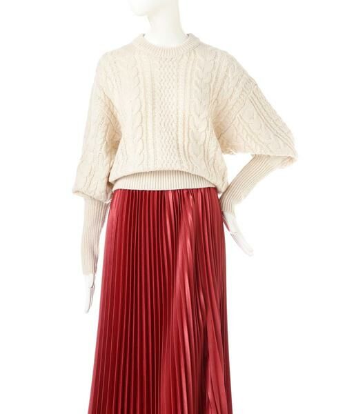 ＊＊N.Natural Beauty Basic / エヌ ナチュラルビューティーベーシック ニット・セーター | ケーブルマトンスリーブニット | 詳細11