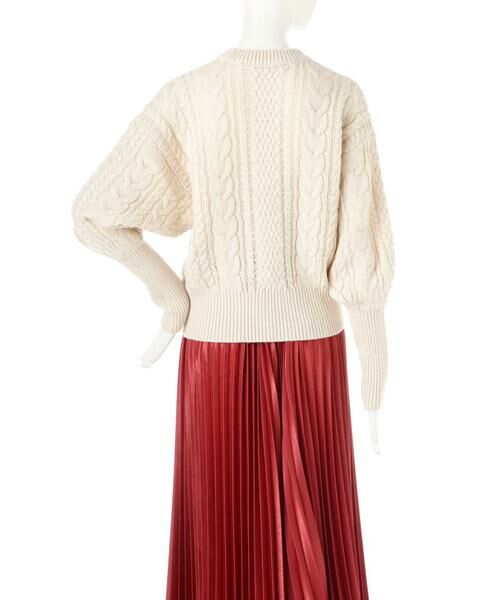 ＊＊N.Natural Beauty Basic / エヌ ナチュラルビューティーベーシック ニット・セーター | ケーブルマトンスリーブニット | 詳細12