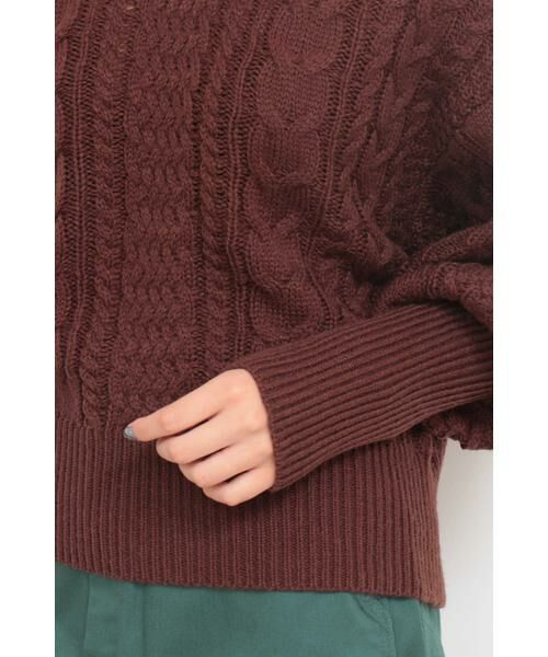 ＊＊N.Natural Beauty Basic / エヌ ナチュラルビューティーベーシック ニット・セーター | ケーブルマトンスリーブニット | 詳細27