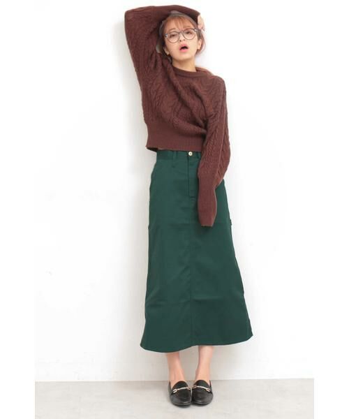 ＊＊N.Natural Beauty Basic / エヌ ナチュラルビューティーベーシック ニット・セーター | ケーブルマトンスリーブニット | 詳細18